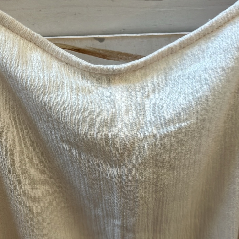 NWT/ Umgee Mid Length Bohemian Cream knee length flowy dress, all seasons! ❤️ - Picture 6 of 10